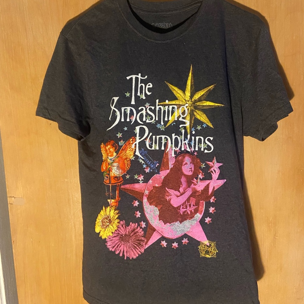 The Smashing Pumpkins Women's Black Graphic Tee